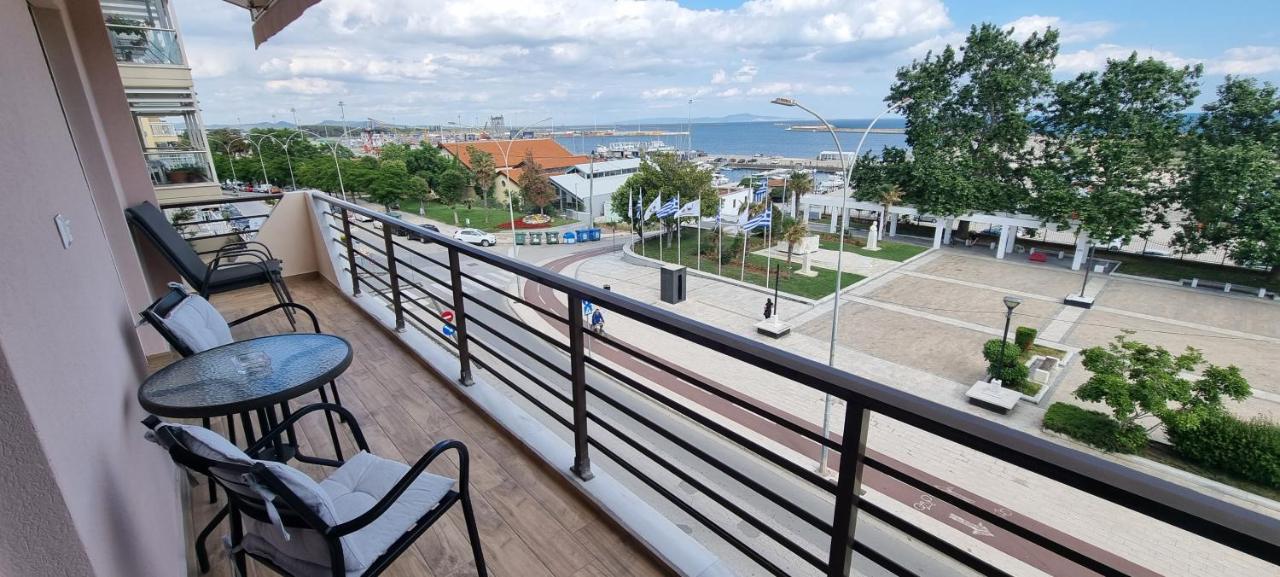 Amazing Sea View Apartment In The City Center! Alexandroupoli Bagian luar foto